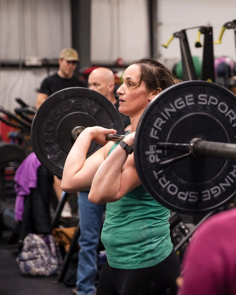 Womam on small group personal training at EverProven Training and CrossFit